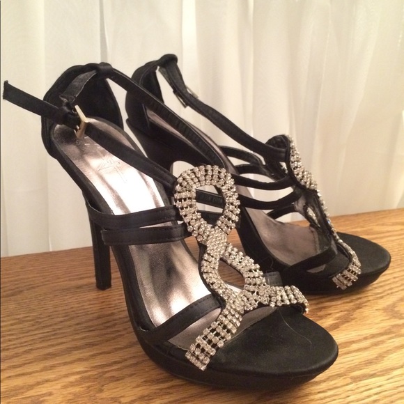 windsor rhinestone eight strappy stiletto heel - Picture 1 of 3